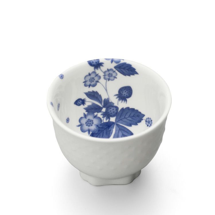 ウェッジウッド（WEDGWOOD） ストロベリー ブルーム インディゴ ジャパニーズティーカップ