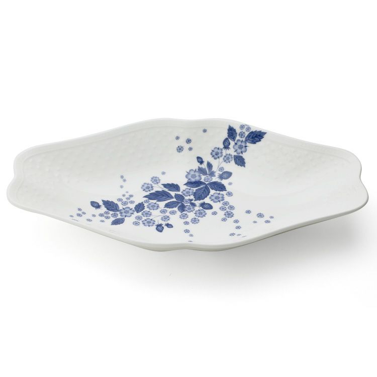 ウェッジウッド（WEDGWOOD） ストロベリー ブルーム インディゴ マルチディッシュ 31ｃｍ