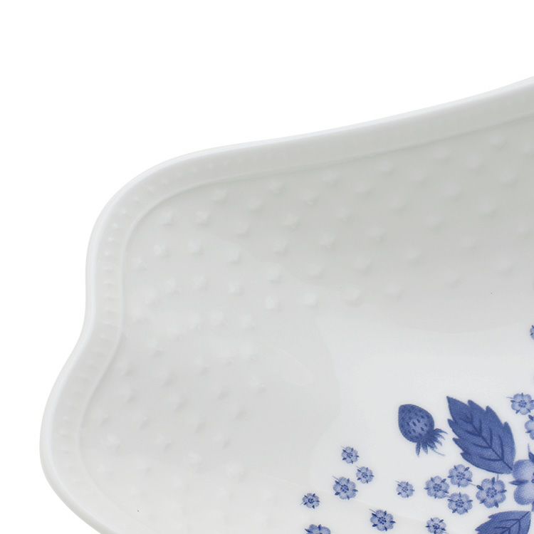 ウェッジウッド（WEDGWOOD） ストロベリー ブルーム インディゴ マルチディッシュ 31ｃｍ