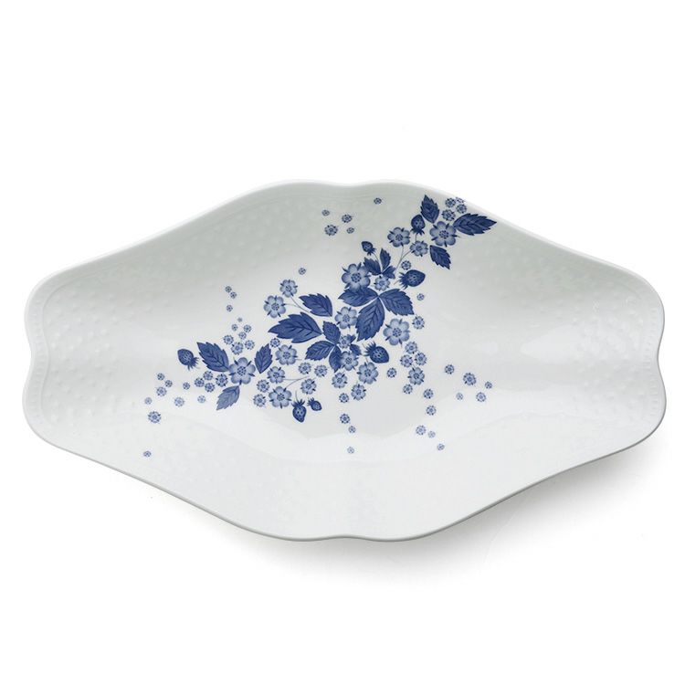 ウェッジウッド（WEDGWOOD） ストロベリー ブルーム インディゴ マルチディッシュ 31ｃｍ
