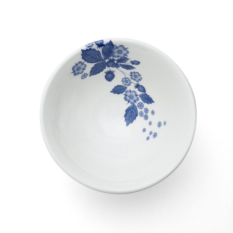ウェッジウッド（WEDGWOOD） ストロベリー ブルーム インディゴ ライスボウル Lサイズ