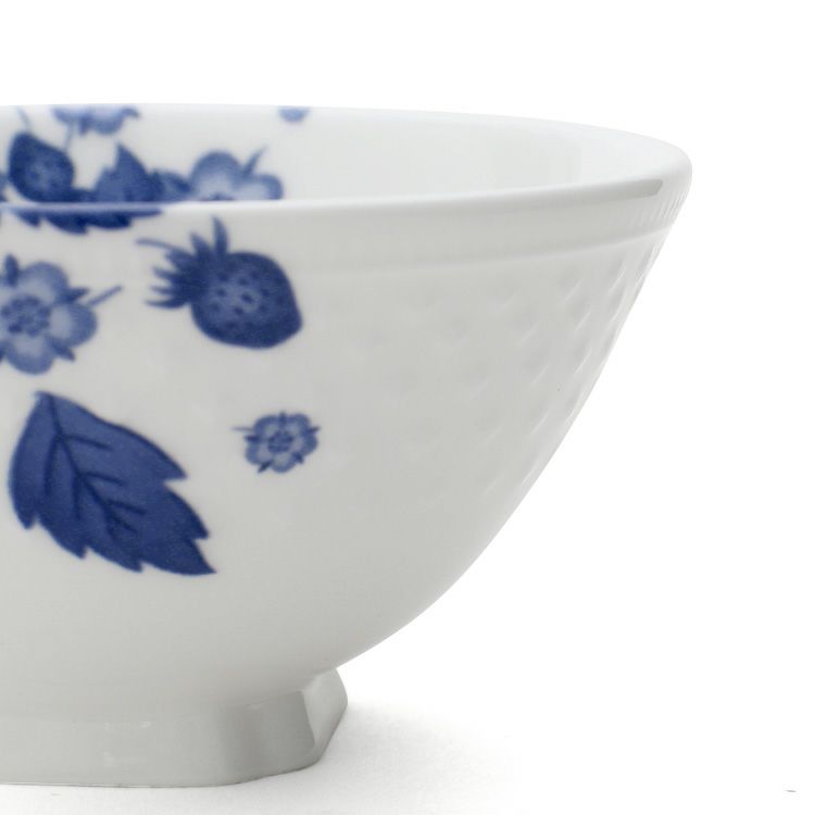 ウェッジウッド（WEDGWOOD） ストロベリー ブルーム インディゴ ライスボウル Mサイズ