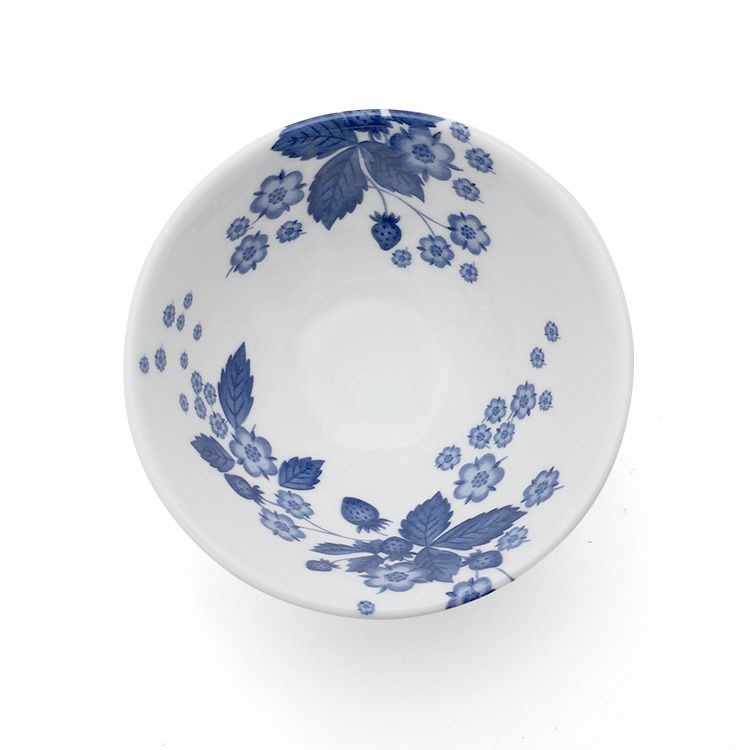 ウェッジウッド（WEDGWOOD） ストロベリー ブルーム インディゴ ライスボウル Mサイズ