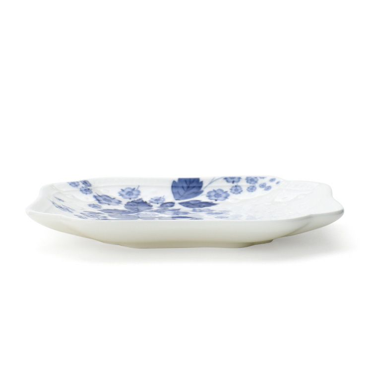 ウェッジウッド（WEDGWOOD） ストロベリー ブルーム インディゴ スモールプレート