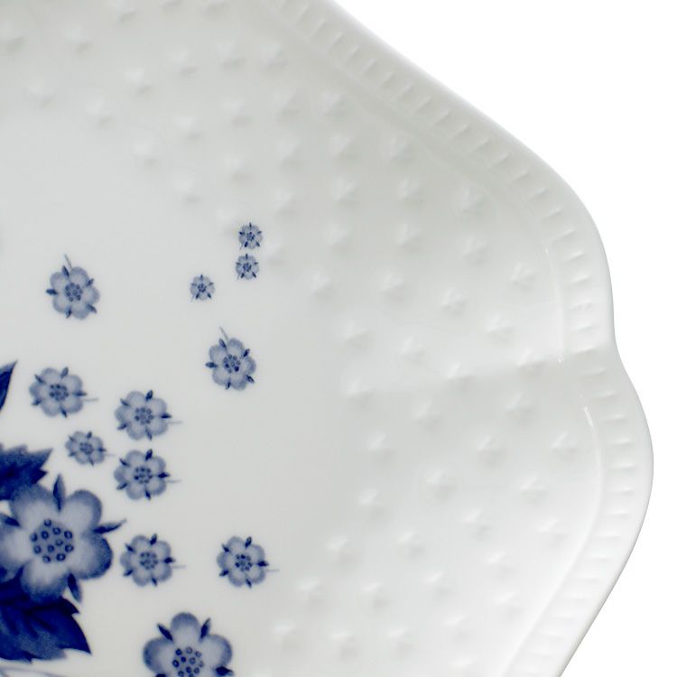 ウェッジウッド（WEDGWOOD） ストロベリー ブルーム インディゴ スモールプレート