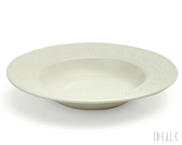 ウェッジウッド（WEDGWOOD） フェスティビティ/FESTIVITY アイボリー スーププレート 23cm