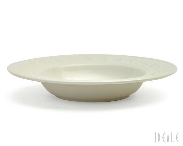 ウェッジウッド（WEDGWOOD） フェスティビティ/FESTIVITY アイボリー スーププレート 23cm