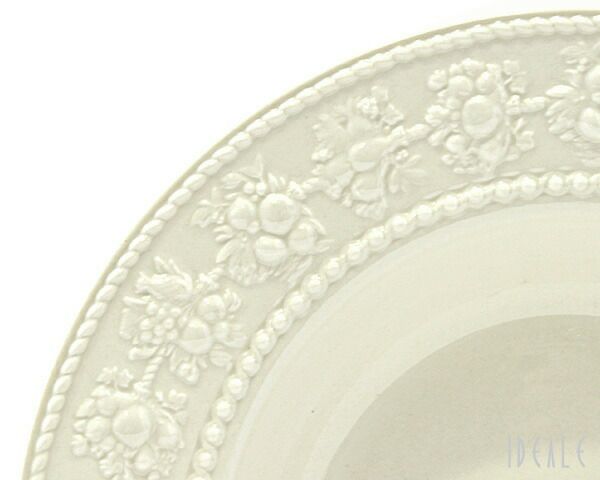 ウェッジウッド（WEDGWOOD） フェスティビティ/FESTIVITY アイボリー スーププレート 23cm