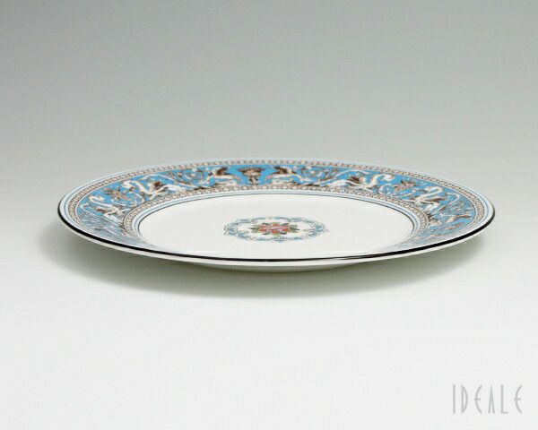ウェッジウッド（WEDGWOOD） フロレンティーンターコイズ/Florentine Turquoise プレート 20cm