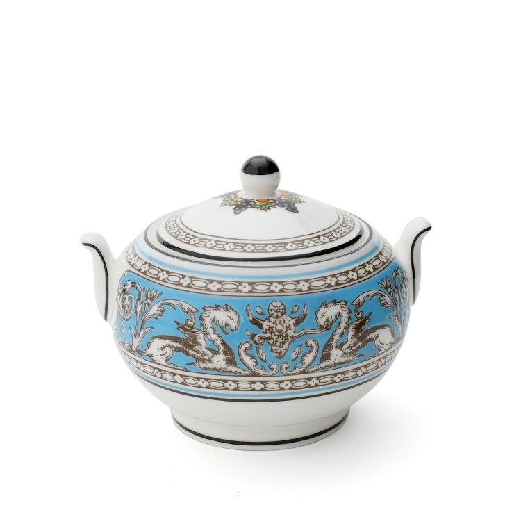 ウェッジウッド（WEDGWOOD） フロレンティーンターコイズ/Florentine Turquoise シュガーボックス