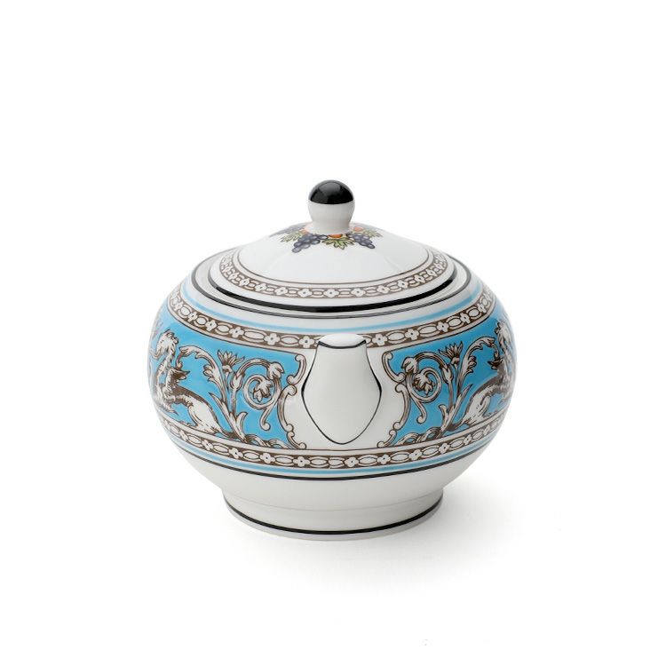 ウェッジウッド（WEDGWOOD） フロレンティーンターコイズ/Florentine Turquoise シュガーボックス