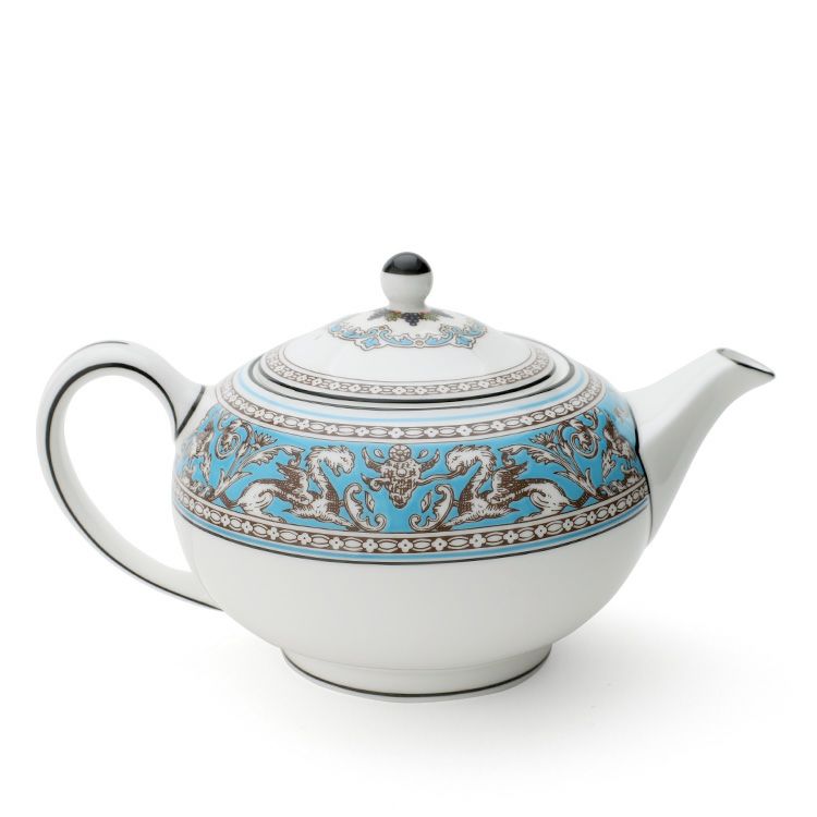 ウェッジウッド（WEDGWOOD） フロレンティーンターコイズ/Florentine Turquoise ティーポット 600ml