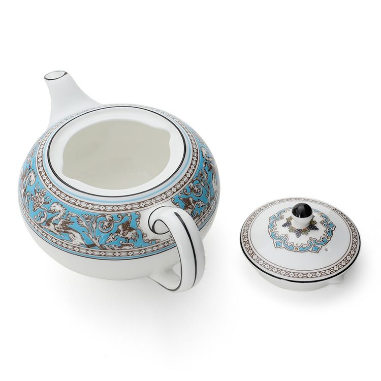 ウェッジウッド（WEDGWOOD） フロレンティーンターコイズ/Florentine Turquoise ティーポット 600ml