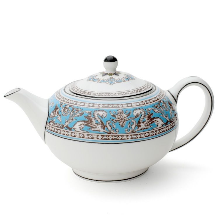 ウェッジウッド（WEDGWOOD） フロレンティーンターコイズ/Florentine Turquoise ティーポット+ シュガーボックス+ クリーマー