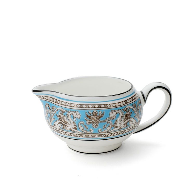 ウェッジウッド（WEDGWOOD） フロレンティーンターコイズ/Florentine Turquoise ティーポット+ シュガーボックス+ クリーマー