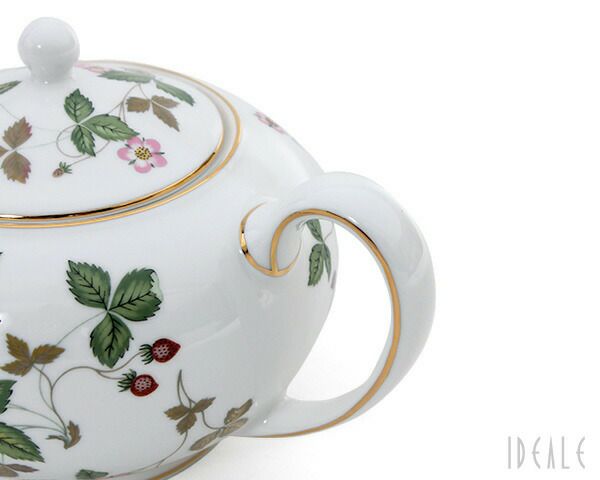 ウェッジウッド（WEDGWOOD） ワイルドストロベリー/Wild Strawberry ティーポット 小