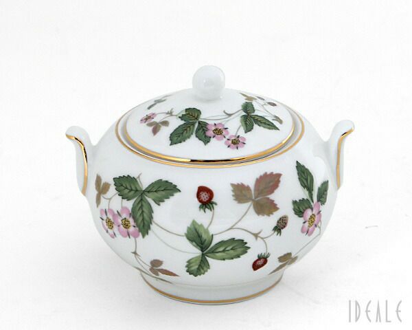 ウェッジウッド（WEDGWOOD） ワイルドストロベリー/Wild Strawberry シュガーボックス