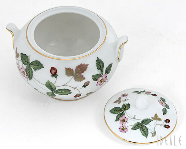 ウェッジウッド（WEDGWOOD） ワイルドストロベリー/Wild Strawberry シュガーボックス