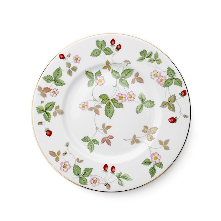 ウェッジウッド（WEDGWOOD） ワイルドストロベリー/Wild Strawberry ホワイト プレート 23cm