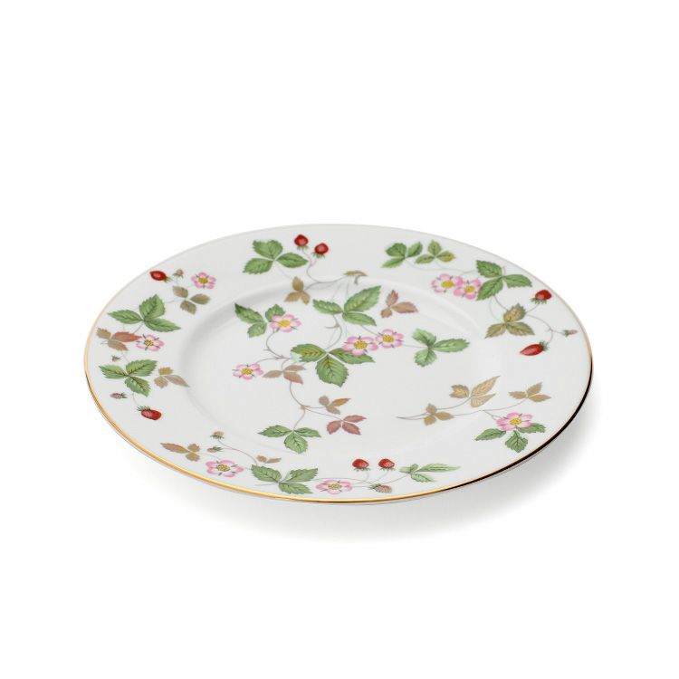 ウェッジウッド（WEDGWOOD） ワイルドストロベリー/Wild Strawberry ホワイト プレート 23cm