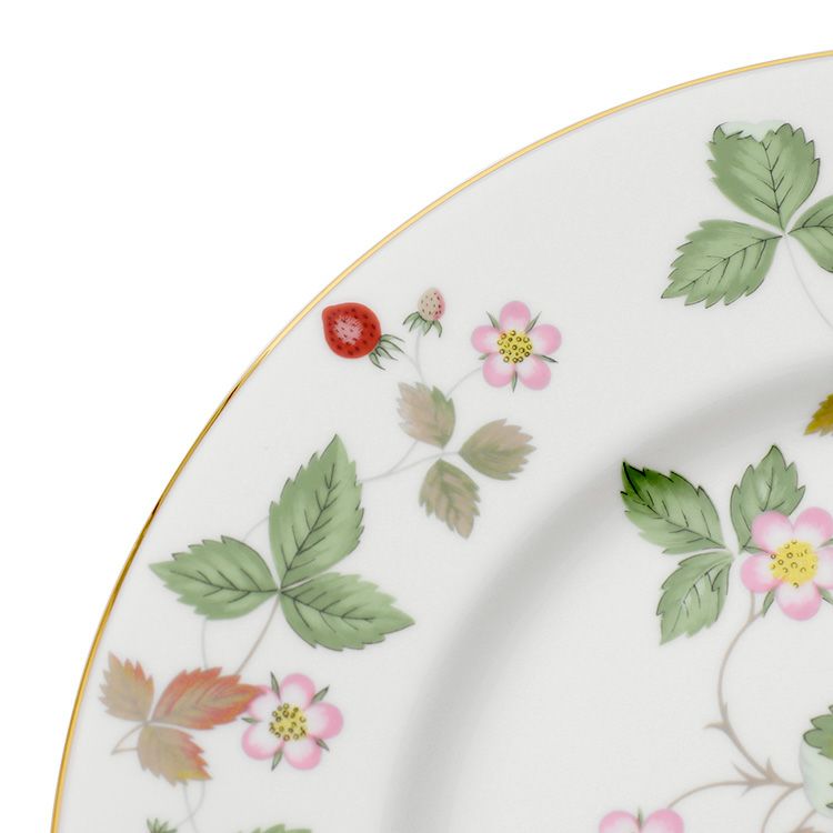 ウェッジウッド（WEDGWOOD） ワイルドストロベリー/Wild Strawberry ホワイト プレート 23cm