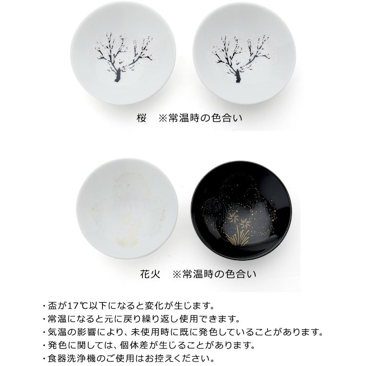 丸モ高木陶器 冷感 平盃 ペア