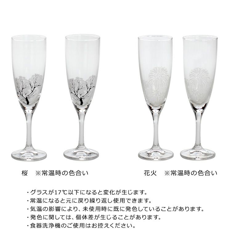 丸モ高木陶器 冷感 シャンパングラス ペア