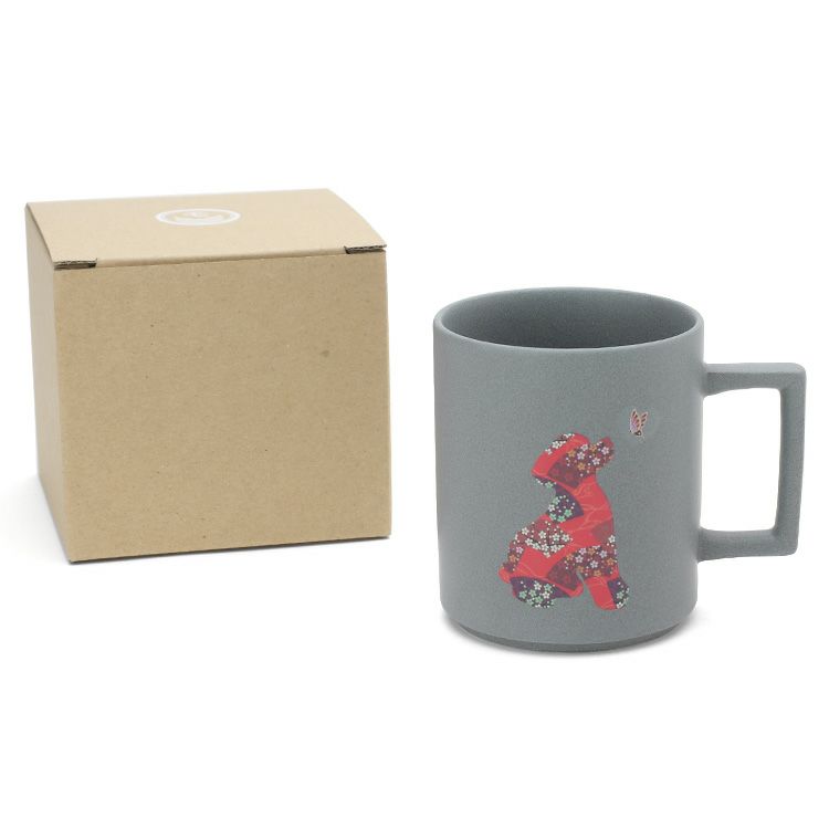 丸モ高木陶器 温感 マグカップ クールグレー