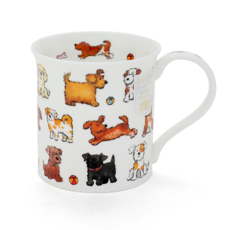 ダヌーン（Dunoon） マグカップ BUTE お気に入りの子犬はど～れ？