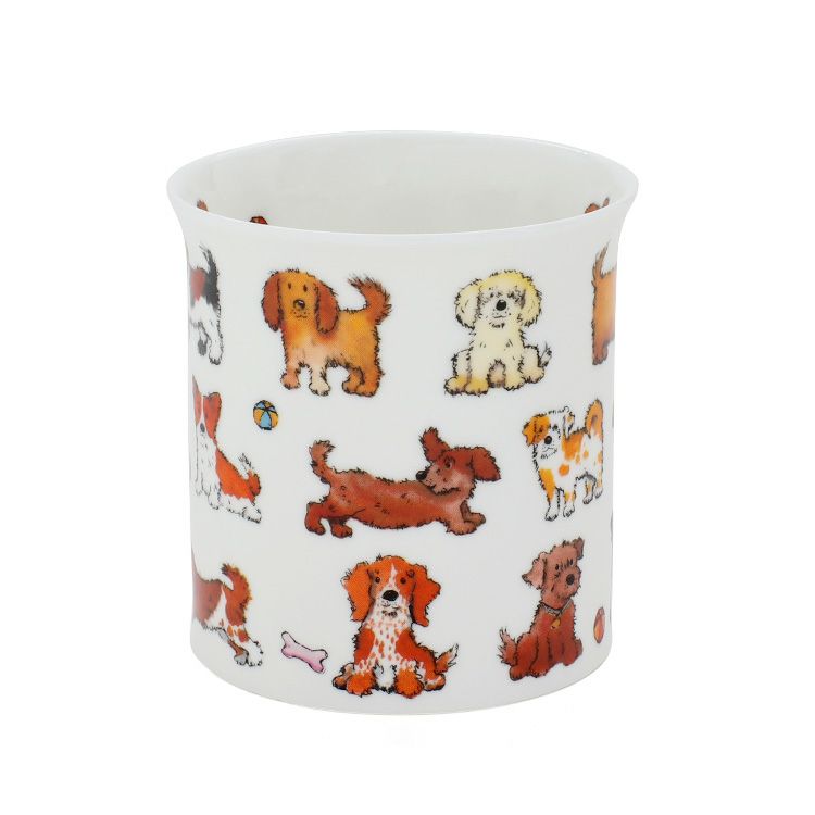 ダヌーン（Dunoon） マグカップ BUTE お気に入りの子犬はど～れ？