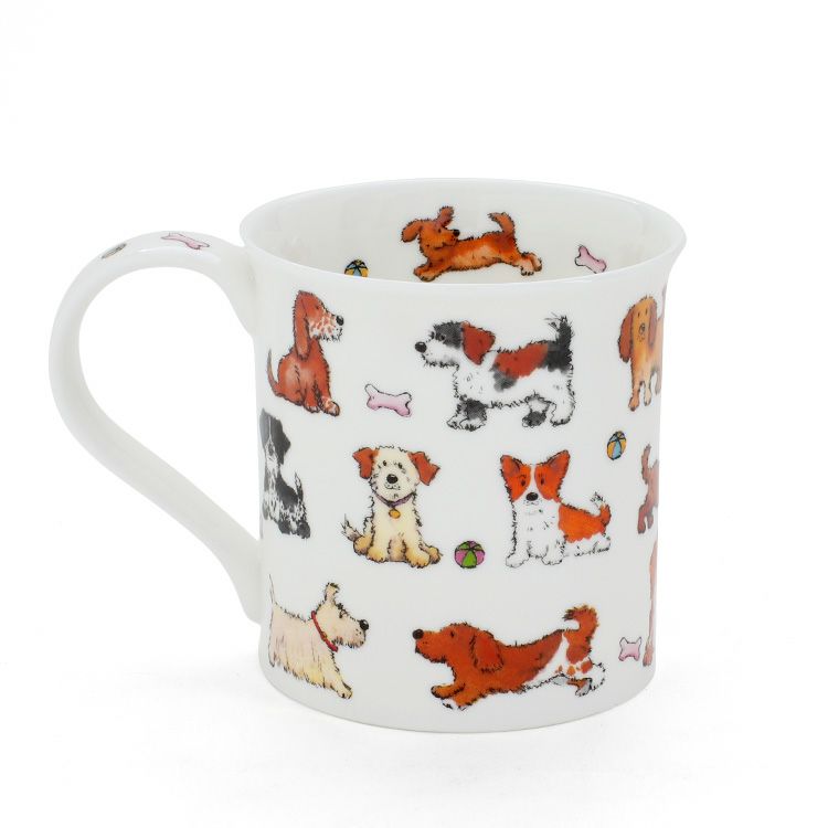 ダヌーン（Dunoon） マグカップ BUTE お気に入りの子犬はど～れ？