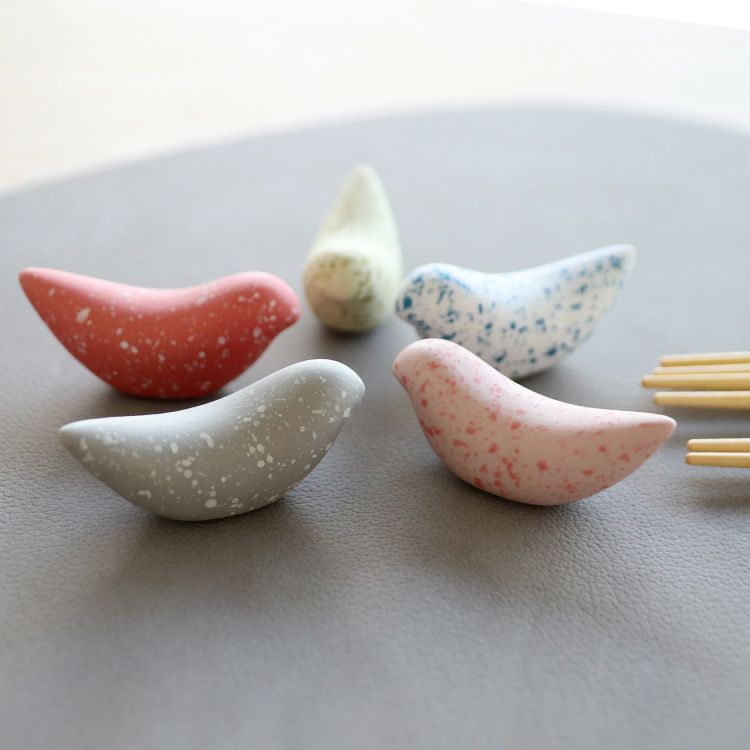 モヘイム（MOHEIM） バディペブルズ/BIRDY PEBBLES 箸置き 5色セット