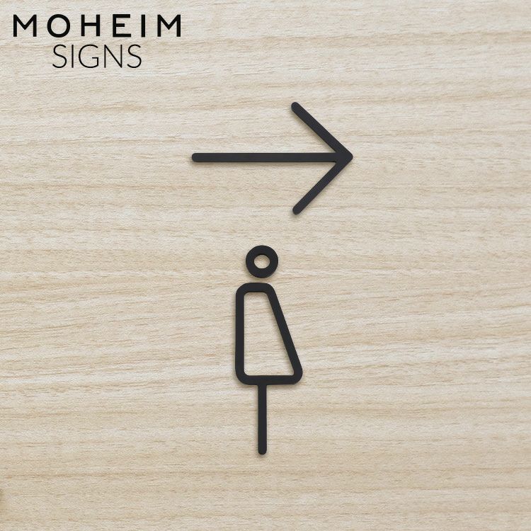 モヘイム（MOHEIM） サインズ/SIGNS アクリル ピクトグラムB