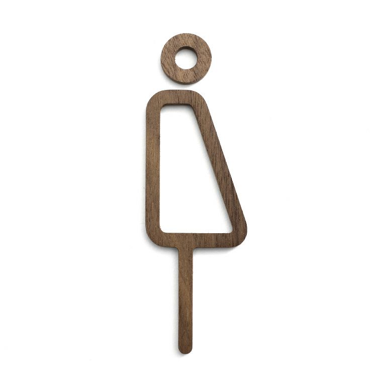 モヘイム（MOHEIM） サインズ/SIGNS 天然木 ピクトグラムB