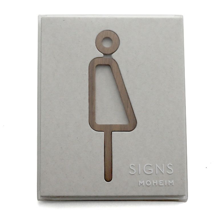 モヘイム（MOHEIM） サインズ/SIGNS 天然木 ピクトグラムB