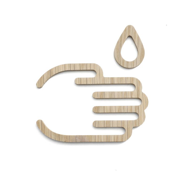 モヘイム（MOHEIM） サインズ/SIGNS 天然木 ピクトグラムA