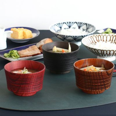 専用です　我戸幹男商店　駒型の椀 我戸幹男商店 / GATOMIKIO】TSUMUGI 汁椀 駒型 / Blackの商品