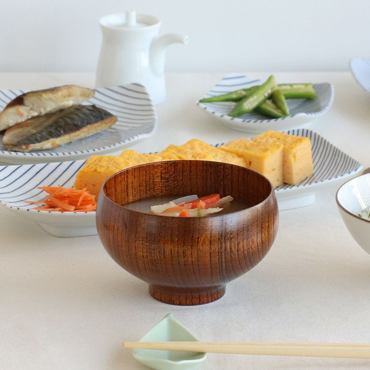 我戸幹男商店 MATEVARI 欅 椀 拭漆