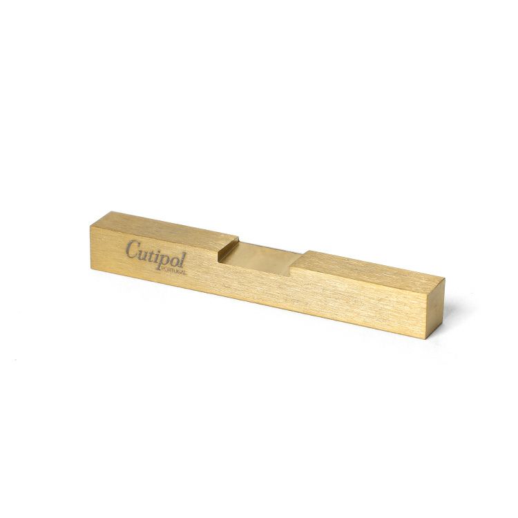クチポール（Cutipol） マットゴールド 箸置き（ロゴ入り） 箱付 5点セット 【ラッピング無料/送料無料】