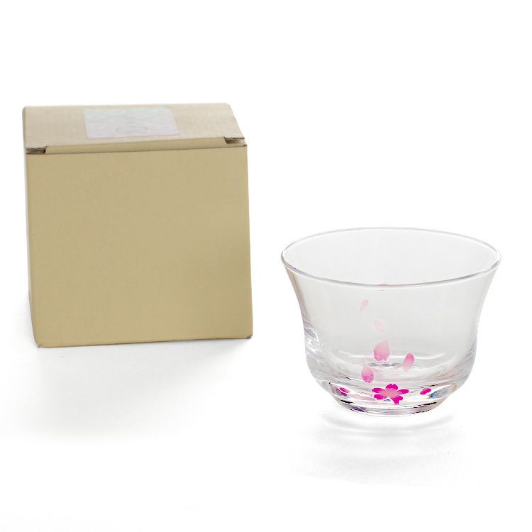 丸モ高木陶器 冷感桜 煎茶 グラス