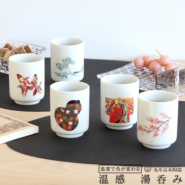 丸モ高木陶器 温感湯呑み