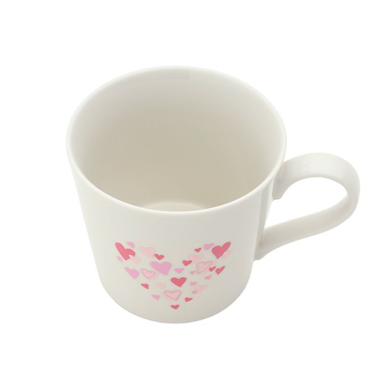 丸モ高木陶器 温感マグカップ ハート