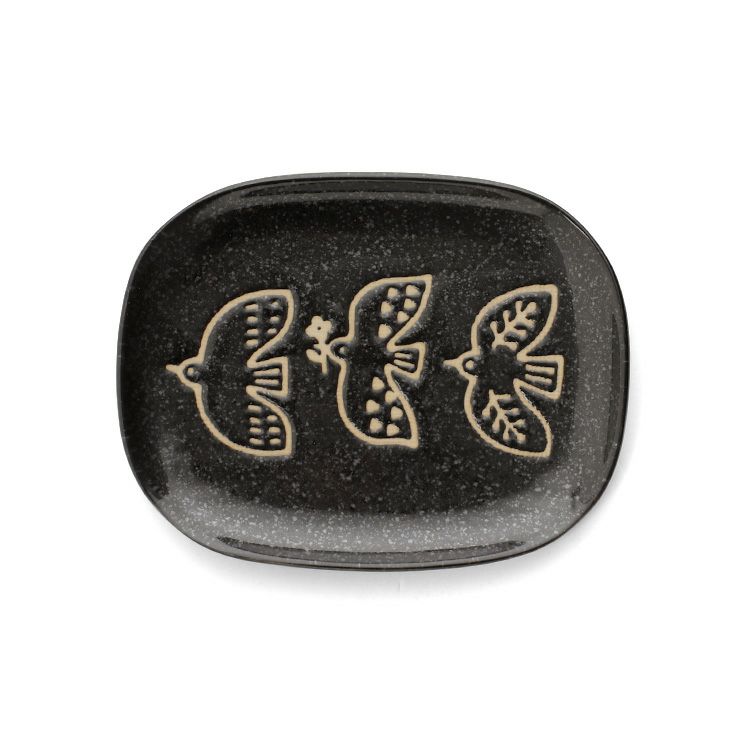 カネサン1893（KANESAN1893） トリトハ ナデ角中皿