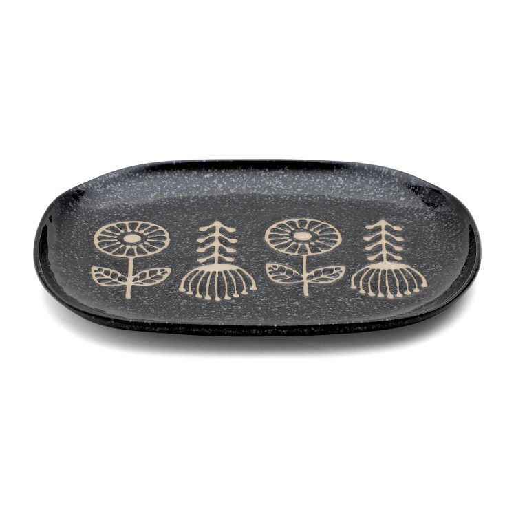 カネサン1893（KANESAN1893） ハナトハ ナデ角大皿