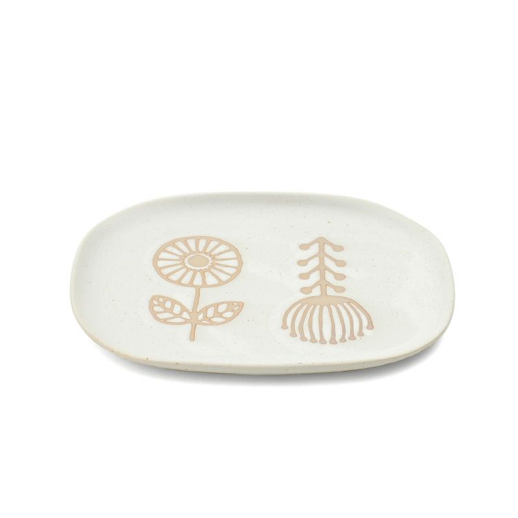 カネサン1893（KANESAN1893） ハナトハ ナデ角中皿