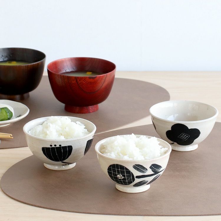 カネサン1893（KANESAN1893） モノトーン 花茶碗