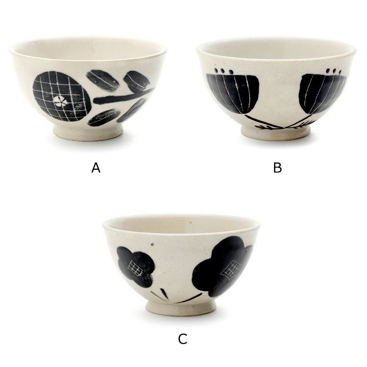 カネサン1893（KANESAN1893） モノトーン 花茶碗