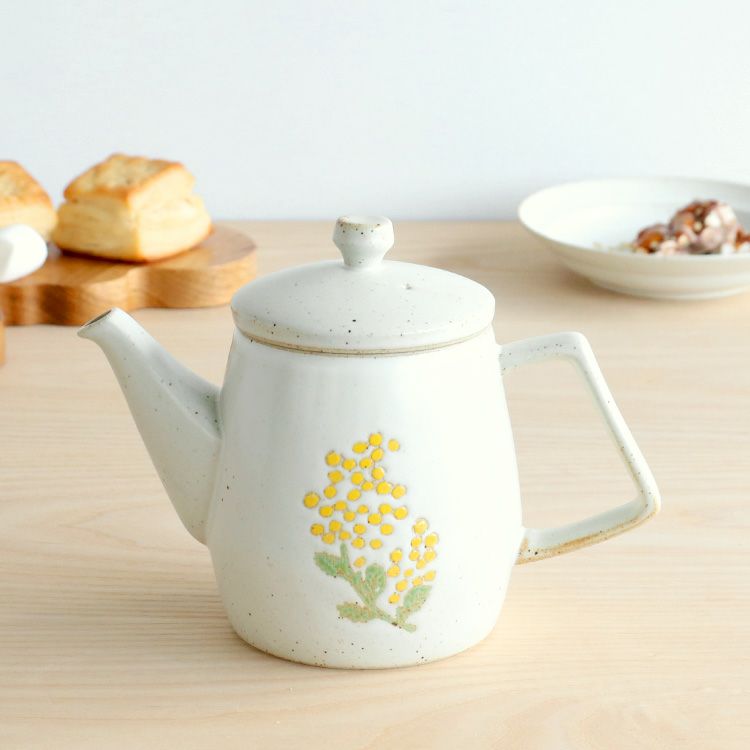 ビスク（BISQUE） ミモザ ワルツ ポット（茶こし付）