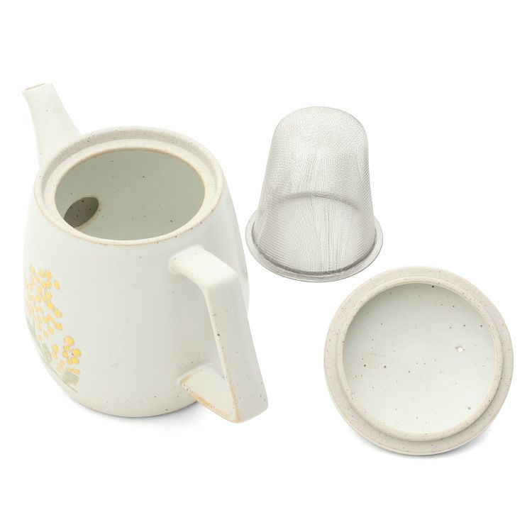 ビスク（BISQUE） ミモザ ワルツ ポット（茶こし付）