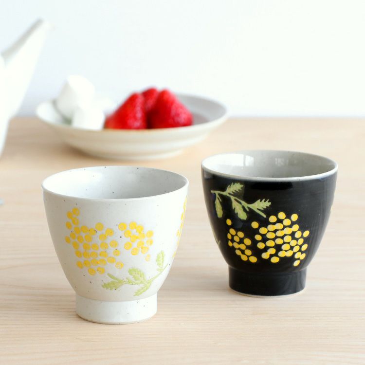 ビスク（BISQUE） ミモザ ワルツ 湯呑み